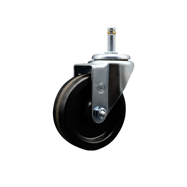 4'' Phenolic Wheel Swivel 7/16'' Grip Ring Stem Caster